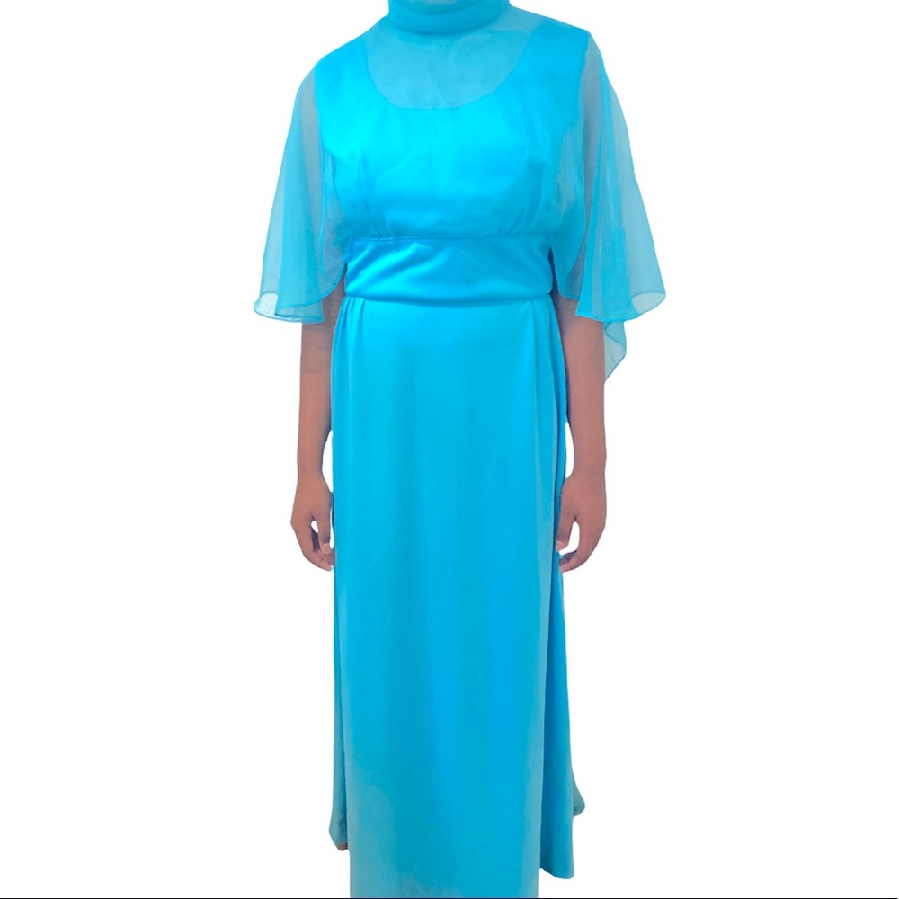 Vintage Handmade Gown Sz Med